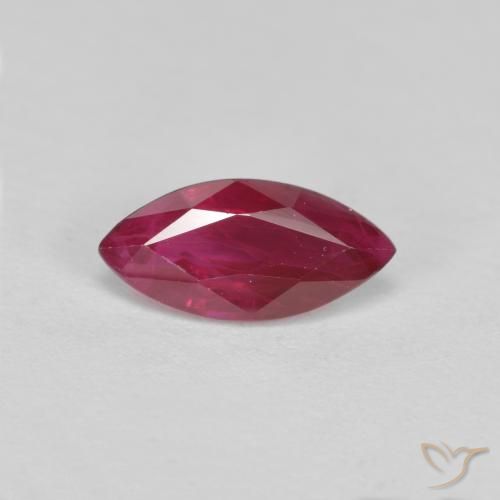 0.94ct 자연스러운 미디엄 레드 루비, 보석, VS-SI