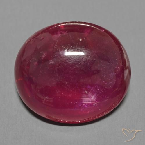 23.90ct 자연스러운 와인 레드 루비, 타원형, 투명한