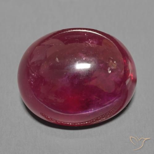 23.40ct 자연스러운 와인 레드 루비, 타원형, 투명한