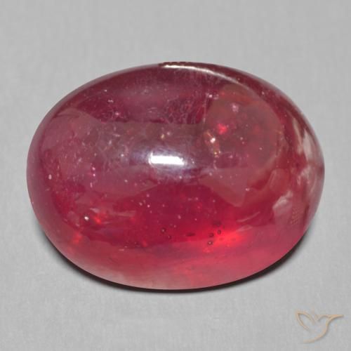 14.77ct 자연스러운 와인 레드 루비, 타원형, 투명한