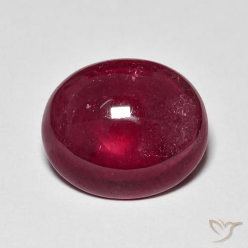 7.91ct 자연스러운 와인 레드 루비, 타원형, 투명한
