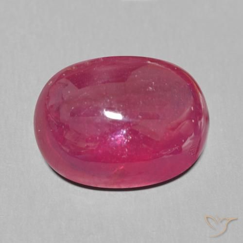 14.48ct 자연스러운 다크 레드 루비, 타원형, 투명한