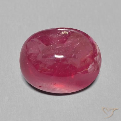10.44ct 자연스러운 딥 레드 루비, 타원형, 투명한