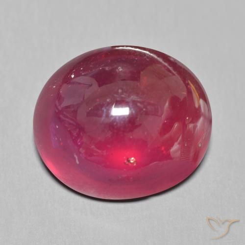 19.95ct 자연스러운 피처럼 붉은 루비, 타원형, 투명한