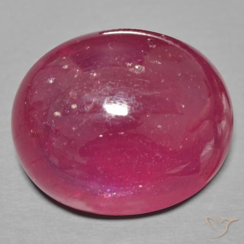 23.52ct 자연스러운 딥 레드 루비, 타원형, 투명한