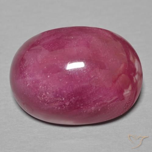 19.48ct 자연스러운 딥 레드 루비, 타원형, 투명한
