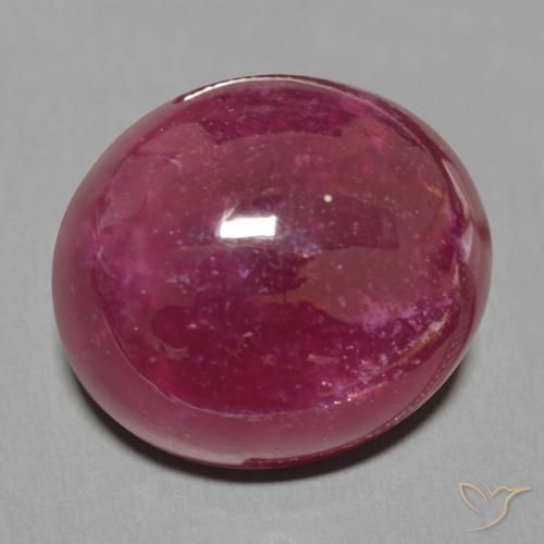 18.94ct 자연스러운 다크 레드 루비, 타원형, 투명한