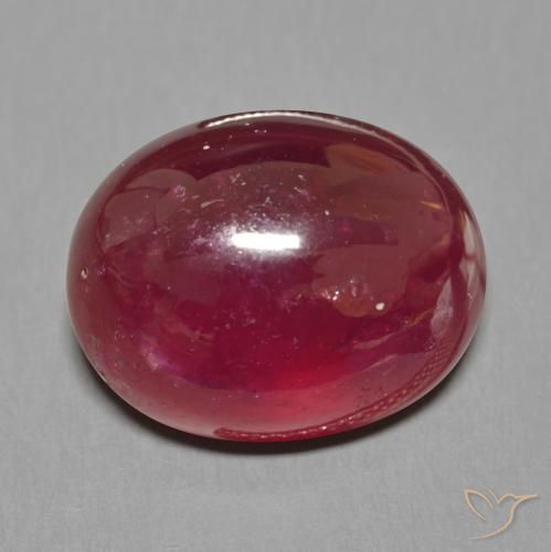 22.73ct 자연스러운 딥 레드 루비, 타원형, 투명한