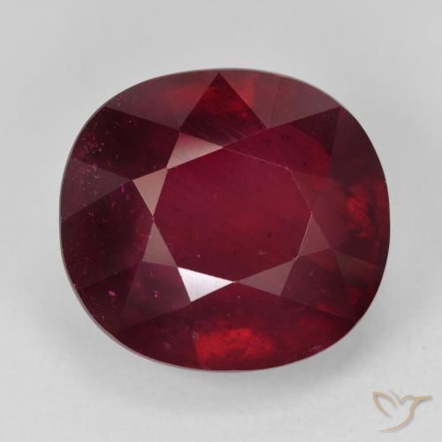 29.74ct 자연스러운 와인 레드 루비, 타원형, VVS-VS