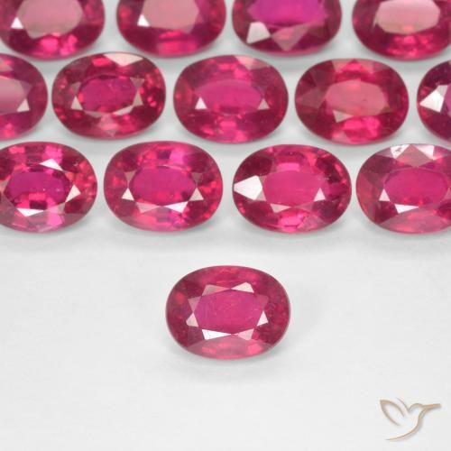 1.89ct 자연스러운 라이트 레드 루비, 타원형, VS