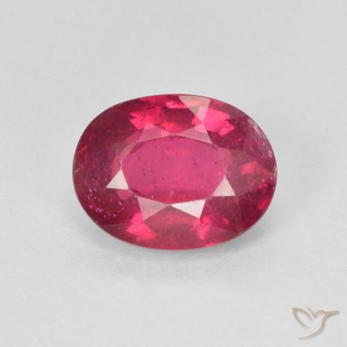 1.80ct 자연스러운 라이트 레드 루비, 타원형, VS-SI