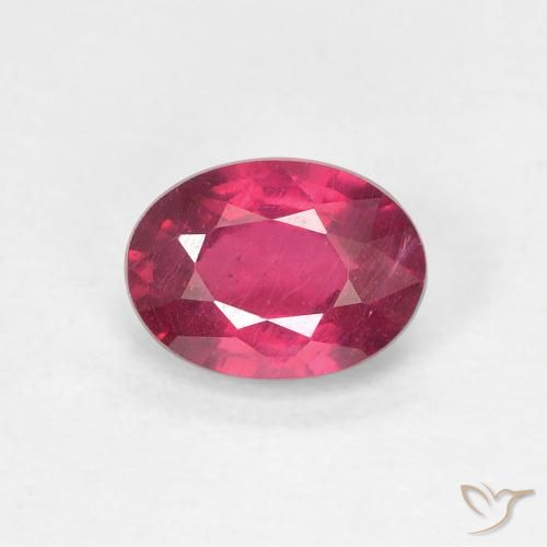 1.19ct 자연스러운 Medium Dark-Red 루비, 타원형, VS