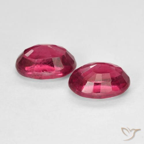 2.51캐럿 천연 Medium Dark-Red 루비 보석, 타원형, VS