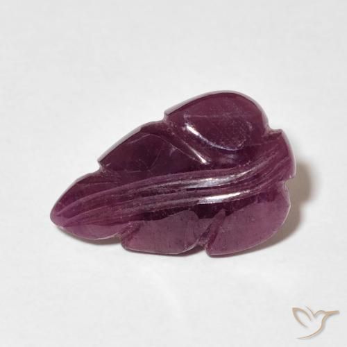 3.55ct 자연스러운 퍼플 레드 루비, 팬시한, 불투명체