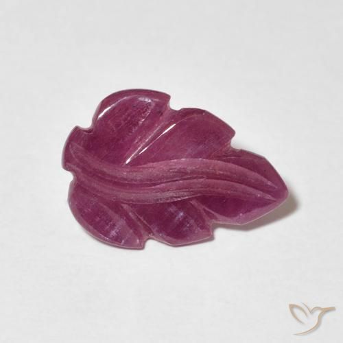 1.76ct 자연스러운 분홍빛이 도는 보라색 루비, 팬시한, 불투명체
