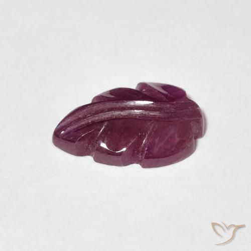 1.89캐럿 천연 Medium Dark-Purple 루비, 팬시한, 불투명체