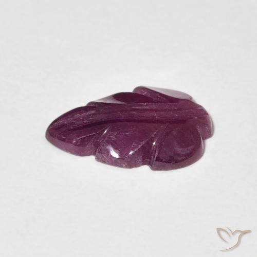 1.86캐럿 천연 Medium Dark-Purple 루비, 팬시한, 불투명체