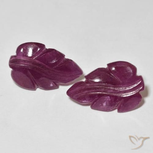 6.13ctw 자연스러운 Medium Dark-Purple 루비, 팬시한, 불투명체