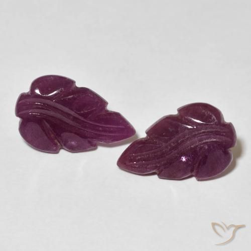 3.95ctw 자연스러운 Medium Dark-Purple 루비, 팬시한, 불투명체