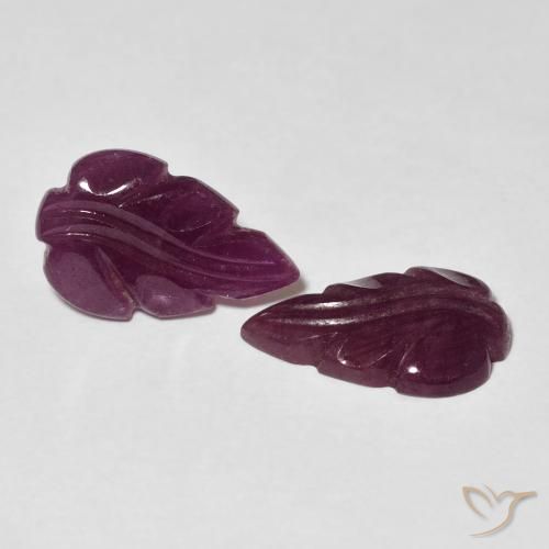 3.95캐럿 천연 Medium Dark-Purple 루비 보석, 팬시한, 불투명체