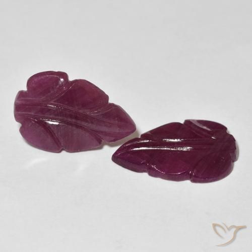 7.08캐럿 천연 Medium Dark-Purple 루비 보석, 팬시한, 불투명체