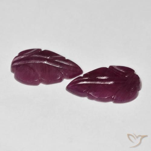 7.08캐럿 천연 Medium Dark-Purple 루비 보석, 팬시한, 불투명체