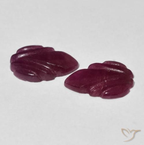 3.20캐럿 천연 Medium Dark-Purple 루비 보석, 팬시한, 불투명체
