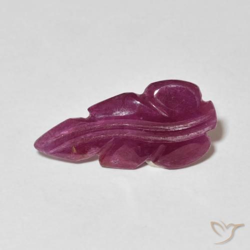 2.26ct 자연스러운 밝은 포도 루비, 팬시한, 불투명체