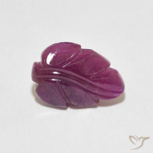 2.77캐럿 천연 Medium Dark-Purple 루비, 팬시한, 불투명체
