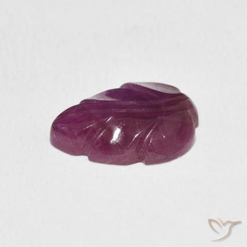 2.77캐럿 천연 Medium Dark-Purple 루비, 팬시한, 불투명체