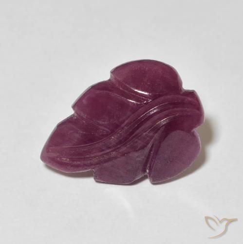 4.64ct 자연스러운 Medium Dark-Purple 루비, 팬시한, 불투명체