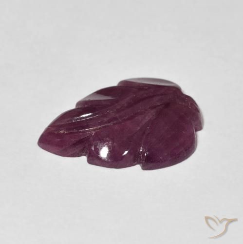 4.64캐럿 천연 Medium Dark-Purple 루비, 팬시한, 불투명체