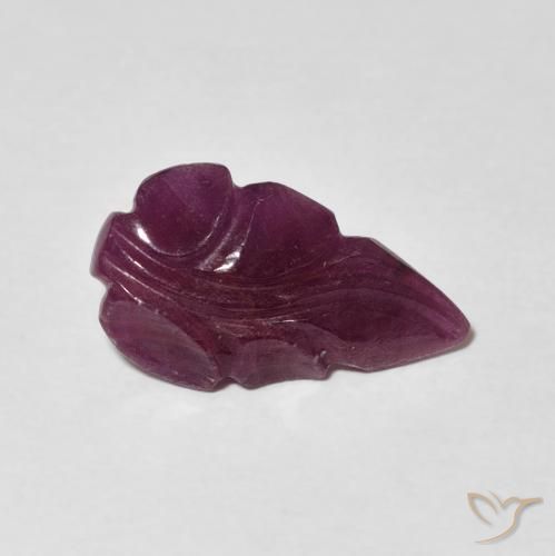 2.40캐럿 천연 Medium Dark-Purple 루비, 팬시한, 불투명체