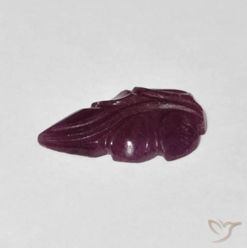2.40캐럿 천연 Medium Dark-Purple 루비, 팬시한, 불투명체