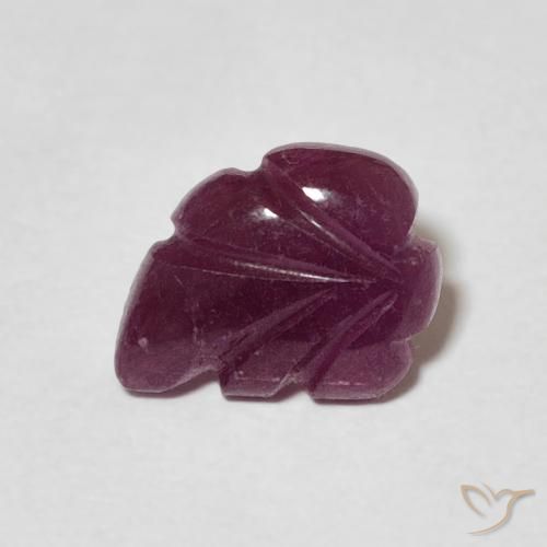 1.47ct 자연스러운 라즈베리 레드 루비, 팬시한, 불투명체