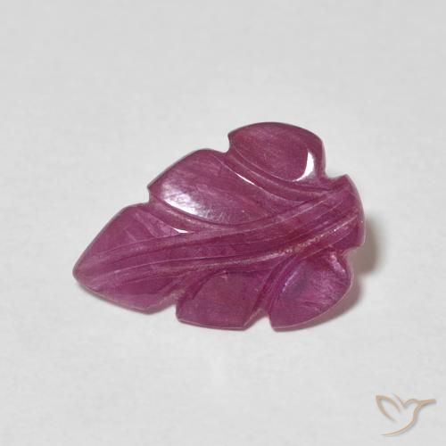 1.66ct 자연스러운 적자색 루비, 팬시한, 불투명체