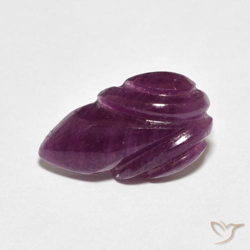 3.83ct 자연스러운 보이젠베리 퍼플 루비, 팬시한, 불투명체