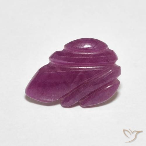 1.66ct 자연스러운 상그리아 퍼플 루비, 팬시한, 불투명체