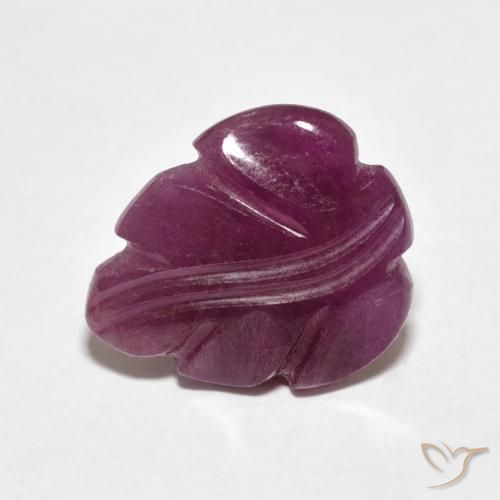 3.57ct 자연스러운 Medium Dark-Purple 루비, 팬시한, 불투명체