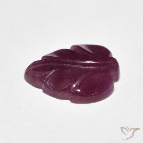3.57캐럿 천연 Medium Dark-Purple 루비, 팬시한, 불투명체