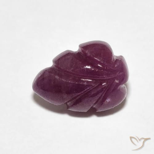 2.10캐럿 천연 Medium Dark-Purple 루비, 팬시한, 불투명체
