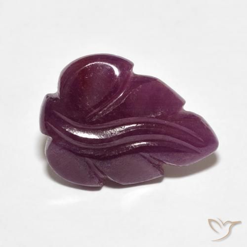 4.42ct 자연스러운 Medium Dark-Purple 루비, 팬시한, 불투명체
