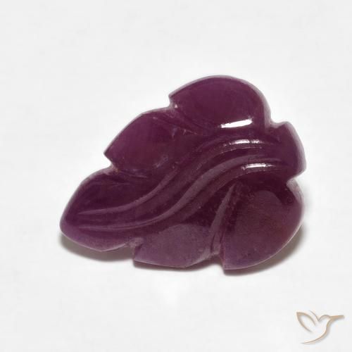 4.42캐럿 천연 Medium Dark-Purple 루비, 팬시한, 불투명체