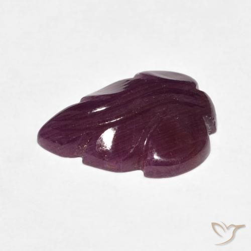 4.42캐럿 천연 Medium Dark-Purple 루비, 팬시한, 불투명체