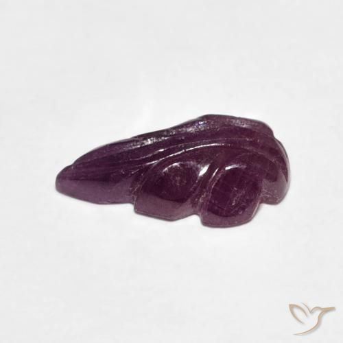 2.37캐럿 천연 Medium Dark-Purple 루비, 팬시한, 불투명체