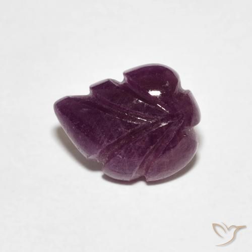 2.15캐럿 천연 Medium Dark-Purple 루비, 팬시한, 불투명체