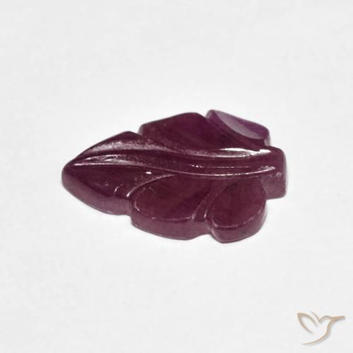 2.98캐럿 천연 Medium Dark-Purple 루비, 팬시한, 불투명체