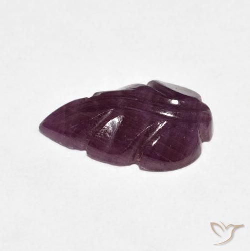 3.86캐럿 천연 Medium Dark-Purple 루비, 팬시한, 불투명체
