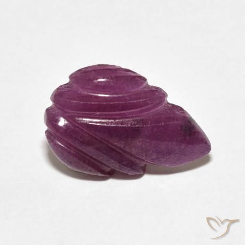 3.19ct 자연스러운 Medium Dark-Purple 루비, 팬시한, 불투명체