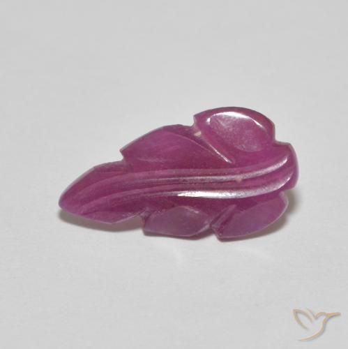 2.05ct 자연스러운 핑크 베리 퍼플 루비, 팬시한, 불투명체